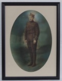 WW1 US Soldier Framed Portrait