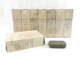 Group of 8 Sealed 10 packs WW2 U.S. Military Carlisle Model Camouflaged First Aid Kits