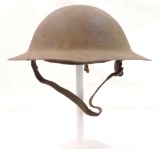 WW1 U.S. 35th Division Doughboy Helmet with Double Sided Handpainted Insignias