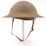 WW1 U.S. 5th Division Doughboy Helmet with Double Sided Handpainted Insignias