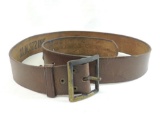 WW1 U.S. Army Co. M 372 Infantry Leather Belt