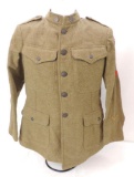 WW1 U.S. Army Advance Sections Quarter Master Corp. Corporals Tunic with Patches
