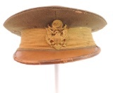 WW1 U.S. Army Officers Visor Cap with Badge