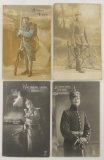 Group of 4 WW1 German Postcards Featuring Soldiers