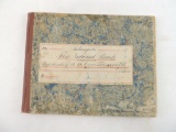 1880s Indian Wars Indianapolis First National Bank Quartermaster Payroll Book w/ 150+ unused checks
