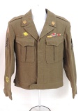 WW2 U.S. Army Signal Corps Sergeants Jacket with Patches