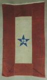 Large WW1 70 Star Memorail Banner