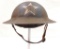 WW1 U.S. 2nd Division Doughboy Helmet with Handpainted Insignia