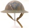 WW1 U.S. Army 36th Divsion Doughboy Helmet with Camoflage and Insignia