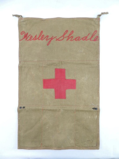 WW1 Wesley Shadle American Red Cross Flag