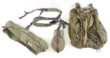 WW2 German ID'd Backpack, Belt, and Tarp