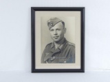 WW2 German Soldier Framed Portrait