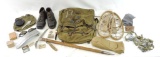WW2 German Winter Soldier Grouping Featuring Pick Axe, Bag, and More