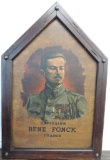 WW1 Antique Painting Featuring French Capitaine Rene Fonck