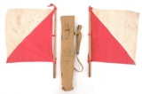 WW1 U.S. Army Signal Corps Flag Kit with Flags