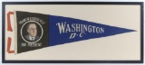 WW2 Franklin D Roosevelt Washington DC Framed Pennant