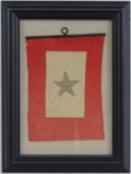 WW1 Star Banner Framed