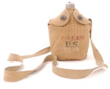 WW1 U.S. Army Canteen with P.D.F.&W Insignia