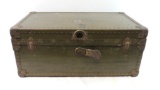 WW1 ID'd U.S. Army M.C. Trunk with Books, Spurs, Leggings, Tools, and More