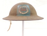 WW1 U.S. Doughboy Helmet with Corps of Engineers Handpainted Insignia