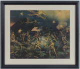 WW1 Battlefield Framed Print