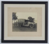 WW1 Military Field Hospital Truck Framed Photograph