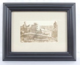 WW1 Tank Framed Photograph