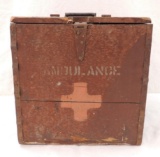 WW1 Wood Ambulance Box