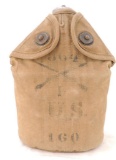 WW1 U.S. Army Canteen with Cup and 364th Infantry I Co. Insignia