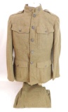 WW1 U.S. Army B Co. Machine Gunners Uniform with Shirt and Pants