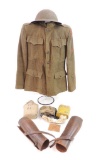 WW1 U.S. Army Named 138th Reserve Transport Corps Uniform Grouping