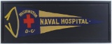 WW1 Naval Hospital Wahington, DC Framed Pennant