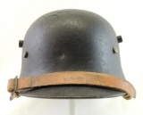 WW1 German M1916 Helmet with Original War Damage
