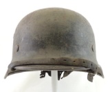 WW2 German M1940 Luftwaffe Helmet with Original Battle Damage
