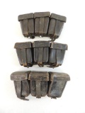 Group of 3 WW1 WW2 K98 German Ammo Pouches