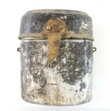 WW2 German Battle Dug Mess Kit with SS/RZM Markings and COA