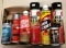 Group of seven cans of firearm cleaner