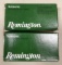 Two boxes of Remington 9 mm Luger ammunition