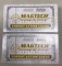 Two boxes of Magtech 44-40 Win ammunition