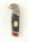 Franklin Mint Ray Beers Designed Eagle Head Pocket Knife