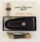 Case Shark Tooth Pocket Knife with Original Box and Leather Case