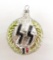 WW2 German SS Mercury Glass Christmas Ornament