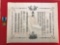 Japanese Military ID Medal of Honor with Document