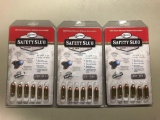 Group of 3 Glaswr 40 S and W saftey slugs