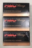 Three boxes of PMC bronze 38 special ammunition