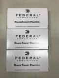 Three boxes of federal 40 Smith & Wesson ammunition