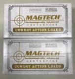 Two boxes of Magtech 45 Colt Ammunition