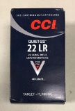 Box of CCI Quiet ? 22 22 LR ammunition