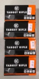Four boxes of WRS target rifle 22 LR ammunition