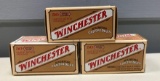 Three boxes of Winchester Limited edition 22 rimfire WRF ammunition